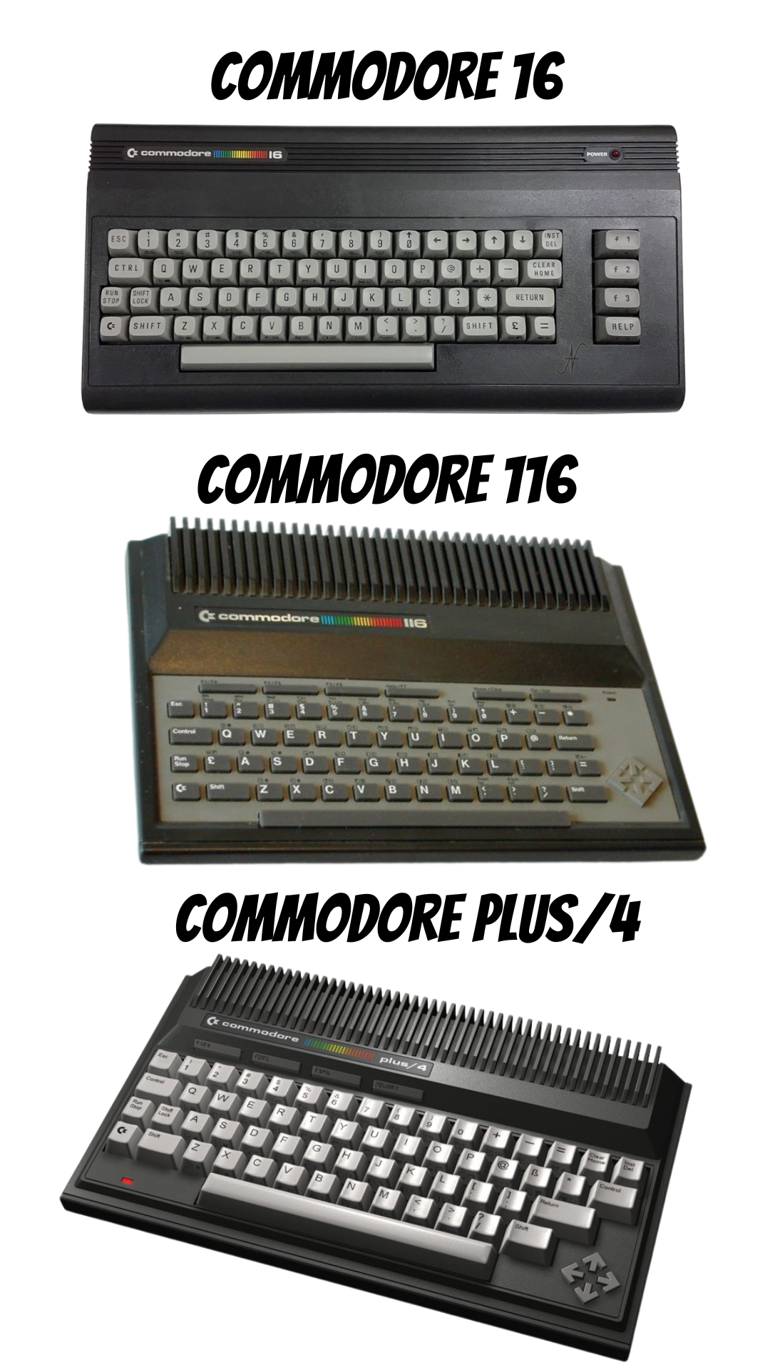 Commodore 16 family
