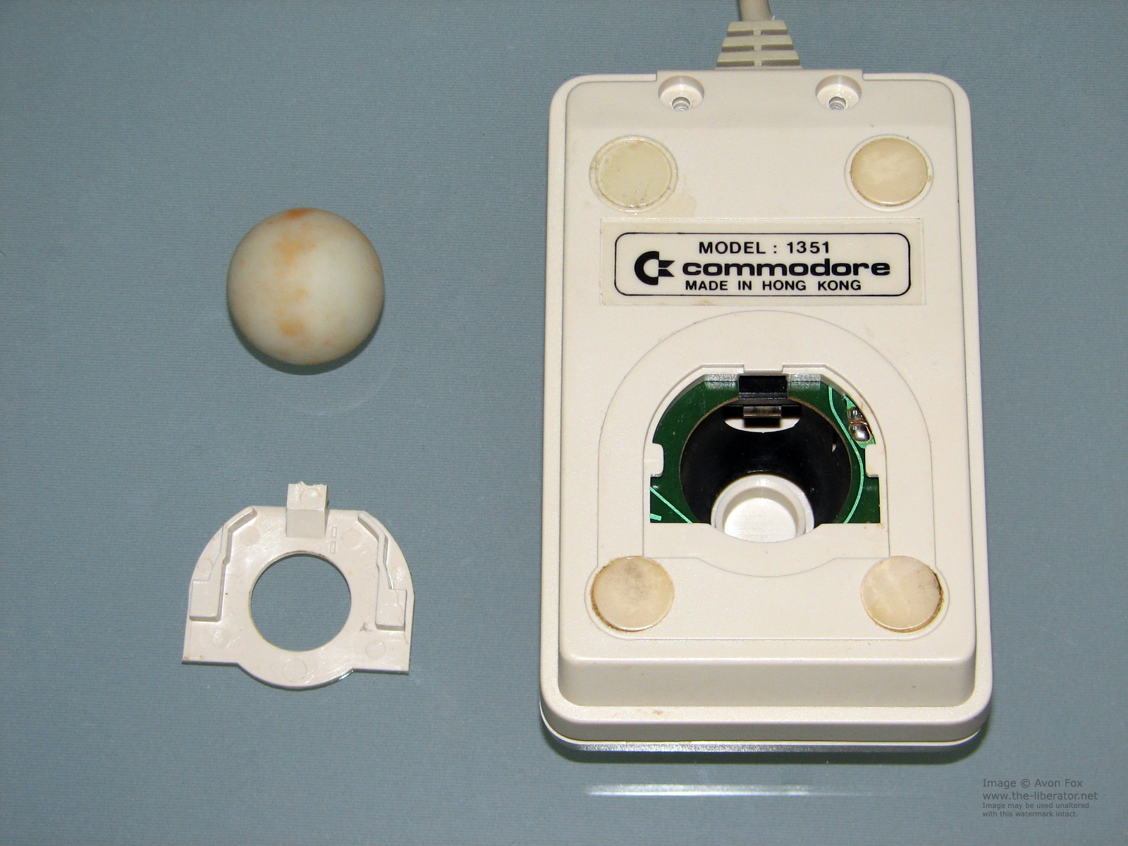 Commodore 1351 Bottom View