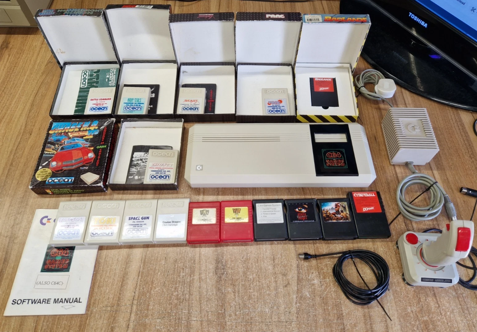 C64GS game cartridges