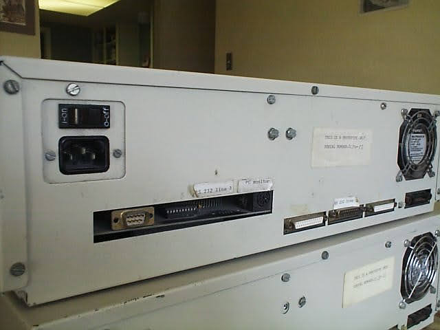 Commodore 900 rear view connections