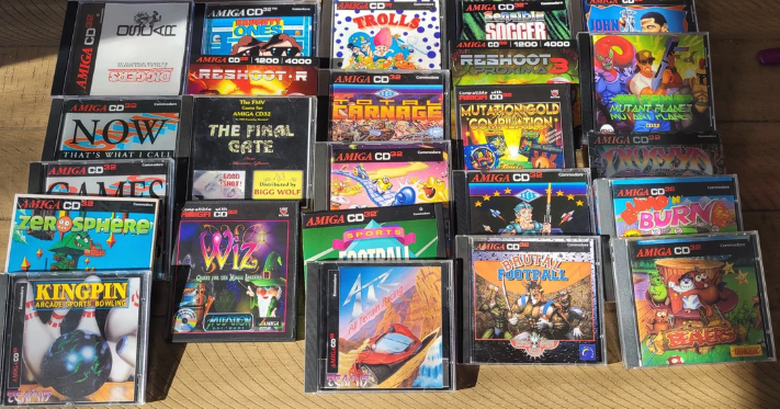 CD32 game library